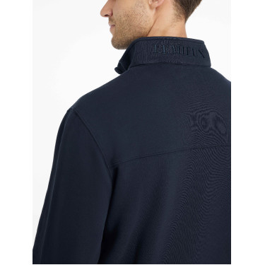 LeMieux Herren-Sweatshirt mit Reißverschlusskragen Marine Marineblau