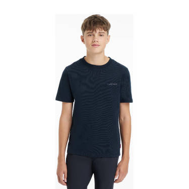 LeMieux Jungen T-Shirt Junior Young Rider Marine Marineblau