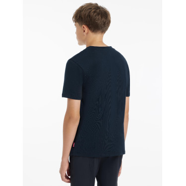 LeMieux Jungen T-Shirt Junior Young Rider Marine Marineblau