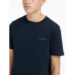 LeMieux Jungen T-Shirt Junior Young Rider Marine Marineblau