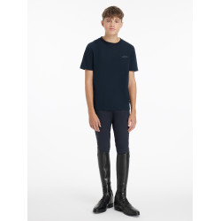 LeMieux Jungen T-Shirt Junior Young Rider Marine Marineblau