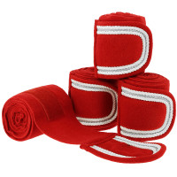 Equithème Xmas Polobandagen Rot / Weiß Equithème Xmas Polobandagen Rot / Weiß