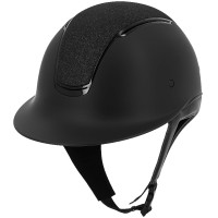 Equithème-Helm Soazy Matt Crystal Fabric Glänzend Schwarz Equithème-Helm Soazy Matt Crystal Fabric Glänzend Schwarz