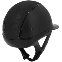 Equithème-Helm Soazy Matt Crystal Fabric Glänzend Schwarz Equithème-Helm Soazy Matt Crystal Fabric Glänzend Schwarz