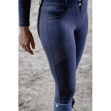 Hose Je t’aime Equithème Elsa Damen Grau / Blau Hose Je t’aime Equithème Elsa Damen Grau / Blau
