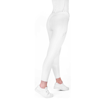Hose Je t’aime Equithème Elsa Damen Weiß Weiß Hose Je t’aime Equithème Elsa Damen Weiß Weiß