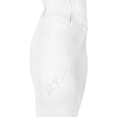 Hose Je t’aime Equithème Elsa Damen Weiß Weiß Hose Je t’aime Equithème Elsa Damen Weiß Weiß