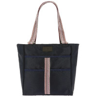 Shopper Equithème Aztec mit Taschen Marine Marineblau Shopper Equithème Aztec mit Taschen Marine Marineblau