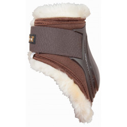 Gamaschen Design synthetisches Lammfell T de T Braun