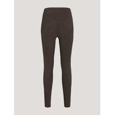 Tommy Hilfiger Equestrian Elmira Winter-Leggings Damen mit Vollbesatz Kakao Braun