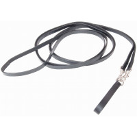 Deutsche Zügel Leder Karabinerhaken T de T Dunkles Havanna Braun