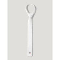 Tommy Hilfiger Equestrian Strickkrawatte Herren Adam mit Reißverschluss Optik-Weiß Tommy Hilfiger Equestrian Strickkrawatte Herren Adam mit Reißverschluss Optik-Weiß