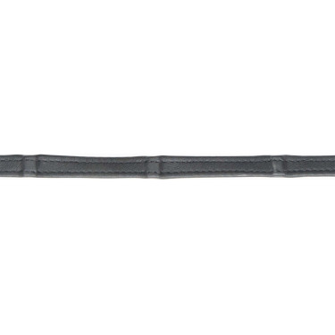 Lederzügel Softy T de T mit Stoppern Schwarz