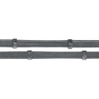 Rênes Softy caoutchouc Hunter arrêtoirs cuir T de T Havane foncé Rênes Softy caoutchouc Hunter arrêtoirs cuir T de T Havane foncé