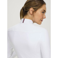 Turniershirt Tommy Hilfiger Equestrian Winter Verona Damen langarm Optik-Weiß Turniershirt Tommy Hilfiger Equestrian Winter Verona Damen langarm Optik-Weiß