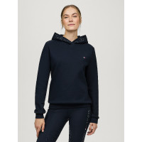 Damen-Hoodie Tommy Hilfiger Equestrian Strass Laurens Marineblau Damen-Hoodie Tommy Hilfiger Equestrian Strass Laurens Marineblau