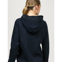 Damen-Hoodie Tommy Hilfiger Equestrian Strass Laurens Marineblau Damen-Hoodie Tommy Hilfiger Equestrian Strass Laurens Marineblau