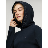 Damen-Hoodie Tommy Hilfiger Equestrian Strass Laurens Marineblau Damen-Hoodie Tommy Hilfiger Equestrian Strass Laurens Marineblau