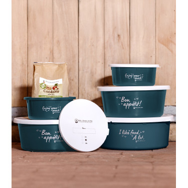 Petite gamelle Waldhausen avec couvercle Petrolblau