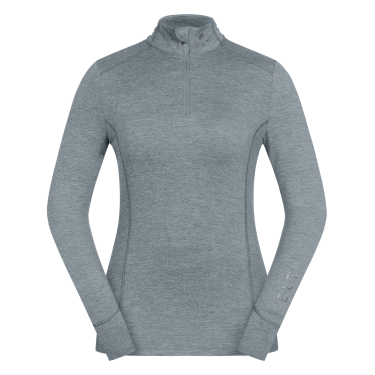 Funktionsshirt mit Reißverschluss ELT Milano Silberblau