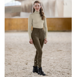 Rollkragenpullover ELT Madison Damen Beigegrau