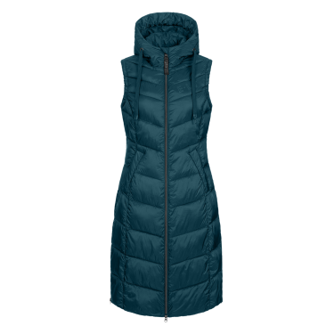 Lange und leichte Weste ELT Ostende Petrolblau