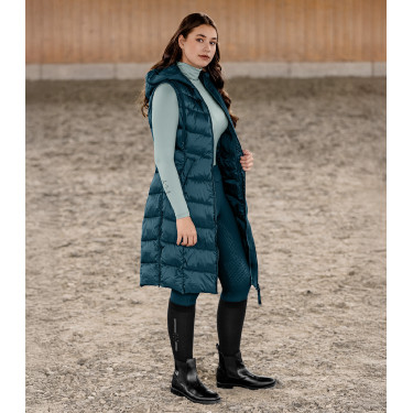 Lange und leichte Weste ELT Ostende Petrolblau