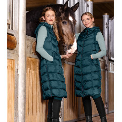 Lange und leichte Weste ELT Ostende Petrolblau