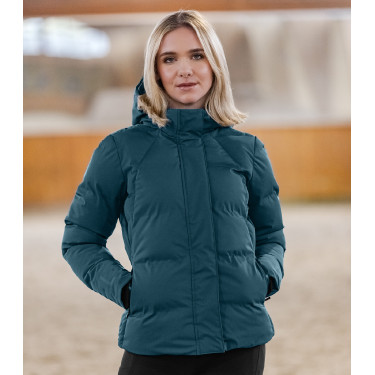 Winter-Reitjacke ELT Performance Ohio Damen Petrolblau