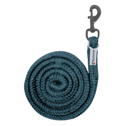 Anbindestrick Waldhausen Plus mit Standardkarabiner, dunkle Beschläge Petrolblau Anbindestrick Waldhausen Plus mit Standardkarabiner, dunkle Beschläge Petrolblau