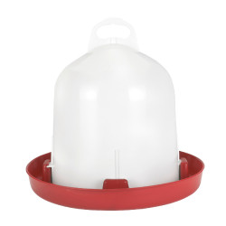 Doppelkörper-Tränke Kerbl Hobbyfarming Weiß / Rot Wei&szlig;