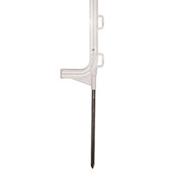 Premium-PVC-Pfahl AKO Weiß Weiß