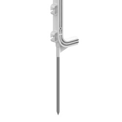 Premium-PVC-Pfahl AKO Weiß Weiß Premium-PVC-Pfahl AKO Weiß Weiß