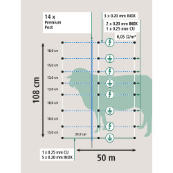 TitanNet Premium Vario AKO Weiß / Blau Weiß TitanNet Premium Vario AKO Weiß / Blau Weiß