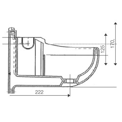 Tränkebecken Polyflex Standard La Gee mit konstantem Wasserniveau Tränkebecken Polyflex Standard La Gee mit konstantem Wasserniveau