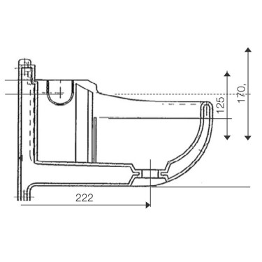 Tränkebecken Polyflex Standard La Gee mit konstantem Wasserniveau Tränkebecken Polyflex Standard La Gee mit konstantem Wasserniveau
