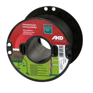 Erdverlegbares Hochspannungskabel AKO Schwarz
