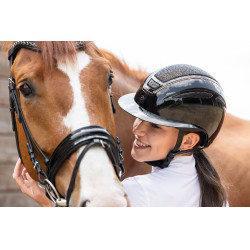 Reithelm Elite Polo Covalliero Schwarz lackiert Reithelm Elite Polo Covalliero Schwarz lackiert