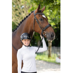 Reithelm Elite Polo Covalliero Schwarz lackiert Reithelm Elite Polo Covalliero Schwarz lackiert