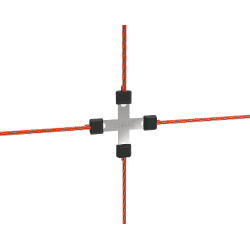 Kreuzverbinder für Litze Litzclip® AKO