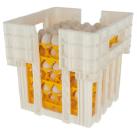 Lager- und Stapelbehälter für Eihalter Kerbl Hobbyfarming Weiß Weiß