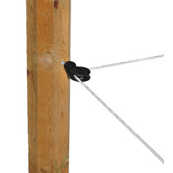 EconomyLine AKO Litze mit Kreuzwicklung für Zaun Weiß Weiß