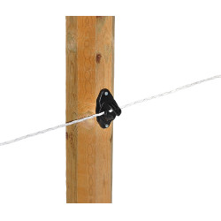 EconomyLine AKO Litze mit Kreuzwicklung für Zaun Weiß Weiß