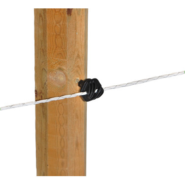 EconomyLine AKO Litze mit Kreuzwicklung für Zaun Weiß Weiß