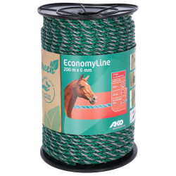 Weidezaunseil EconomyLine AKO Grün / Grau Gr&uuml;n