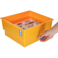 Brutkasten Covatutto 24 ECO Kerbl Hobbyfarming Gelb