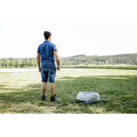 Abroller für Vario-Draht AKO Grau