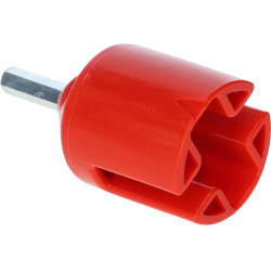 Schraubaufsatz für AKO Ring- und Clip-Isolator Rot