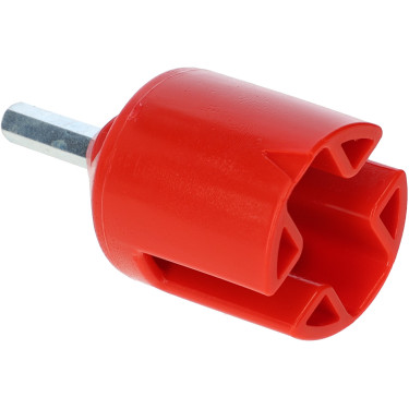 Schraubaufsatz für AKO Ring- und Clip-Isolator Rot