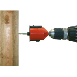 Schraubaufsatz für AKO Ring- und Clip-Isolator Rot